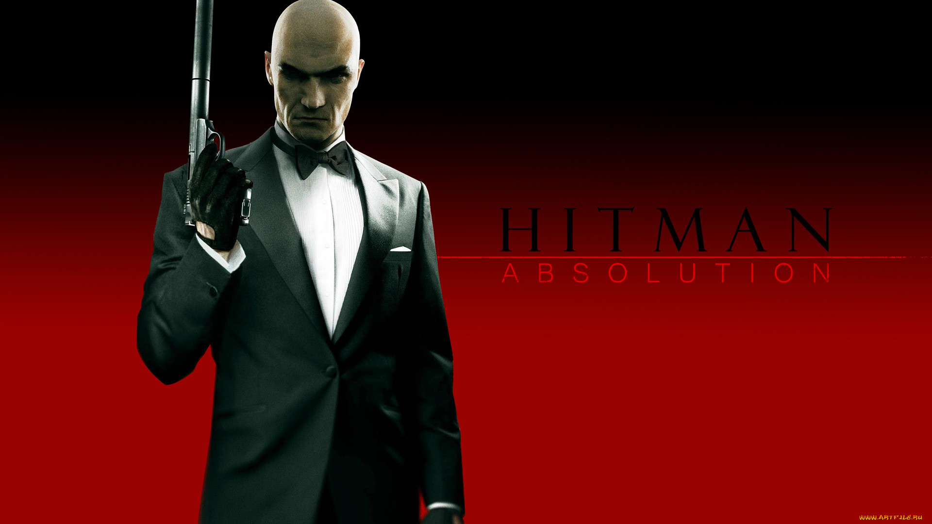 Обои Видео Игры Hitman: Absolution, обои для рабочего стола, фотографии  видео, игры, hitman, absolution, пистолет, мужчина Обои для рабочего стола,  скачать обои картинки заставки на рабочий стол.